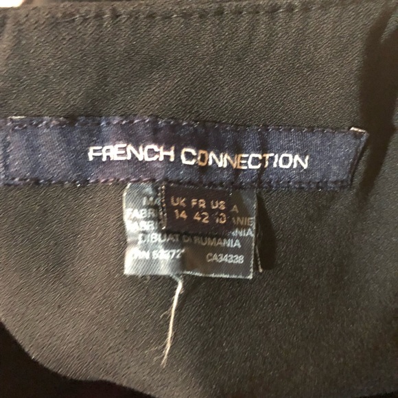 French Connection Colorblock Sheath Dress Sz 10 - Picture 4 of 4